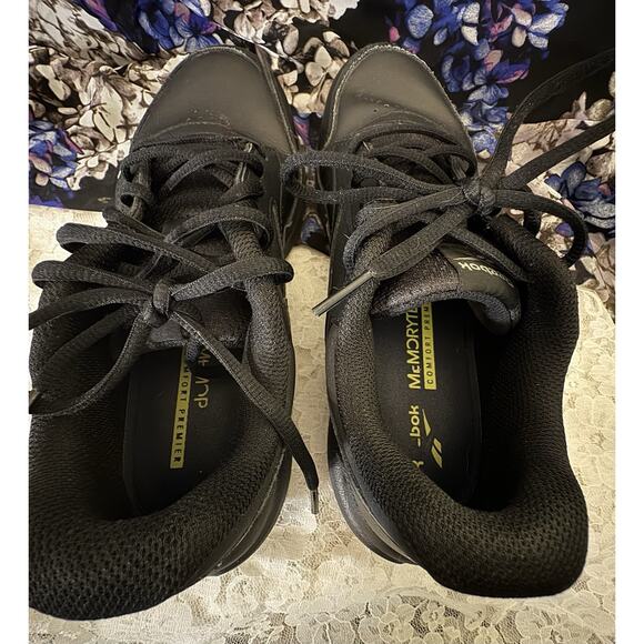 Reebok All Black, Gray Logo, Dmx Max Walk Ultra 7 DMX Walking, Size 8 - Picture 5 of 7